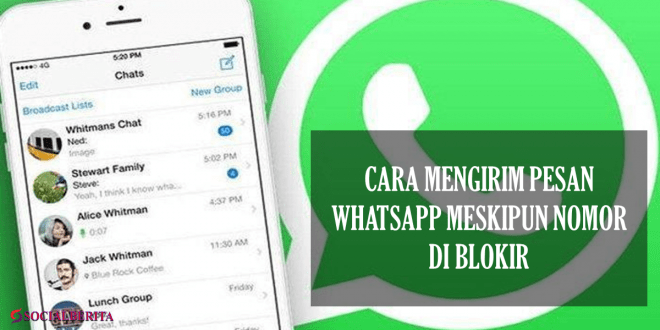 Cara Mengirim Pesan Whatsapp Meskipun Nomor Diblokir
