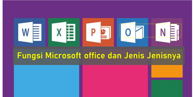 Fungsi Microsoft office dan Jenis Jenisnya