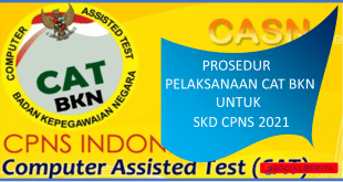 Prosedur Pelaksanaan CAT BKN untuk SKD CPNS 2021
