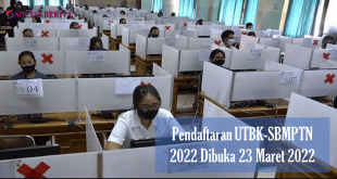 Pendaftaran UTBK-SBMPTN 2022 Dibuka 23 Maret 2022